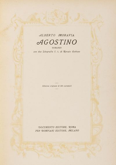 Agostino - Litografie e testatina, 1944