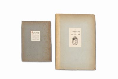 Cerio, Il convegno del Paesaggio, Edizione delle Pagine dell'Isola, Napoli 1923