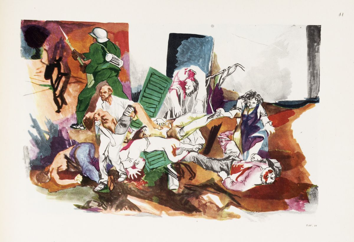 Renato Guttuso - Gott mit uns. Ventiquattro tavole in nero e a colori