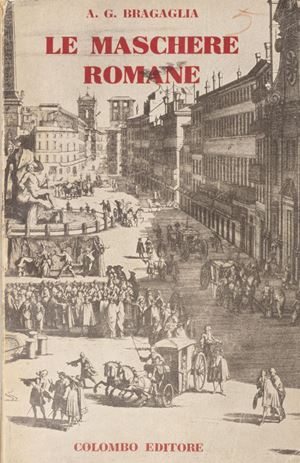 The Roman masks with twenty tables outside the text by E. Prampolini