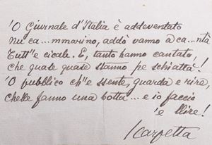Edoardo Scarpetta - Poesia autografa e firmata