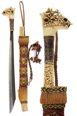 A Mandau / malat of the Kajan people | Rare and Fine Antique Arms 