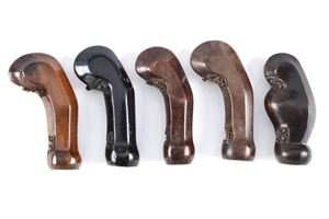 Impugnatura da kris tunggak semi (lotto di cinque)