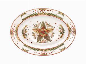 Le Jardin de Pythagore porcelaine service plate