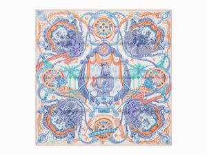 Hermès - The Horseawards silk twill scarf