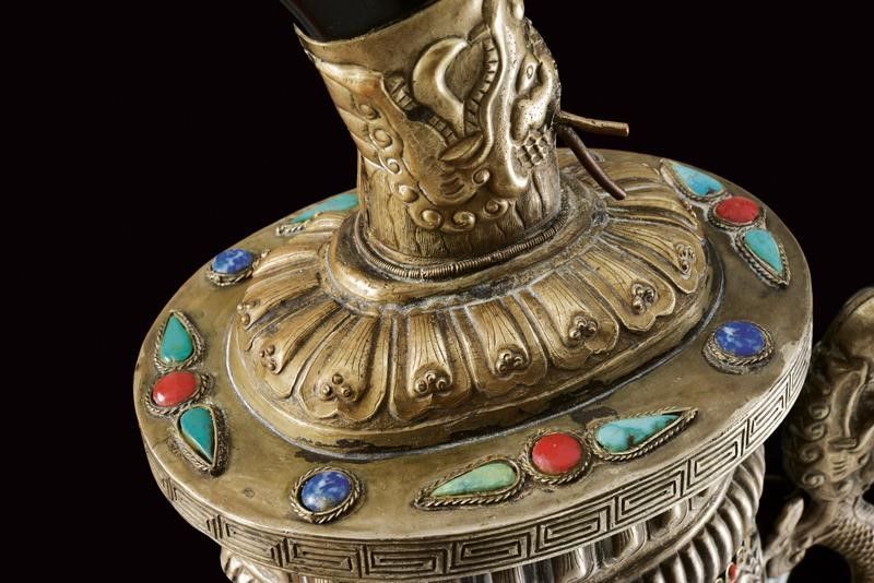 Daga Cerimoniale con Fornimenti in Argento