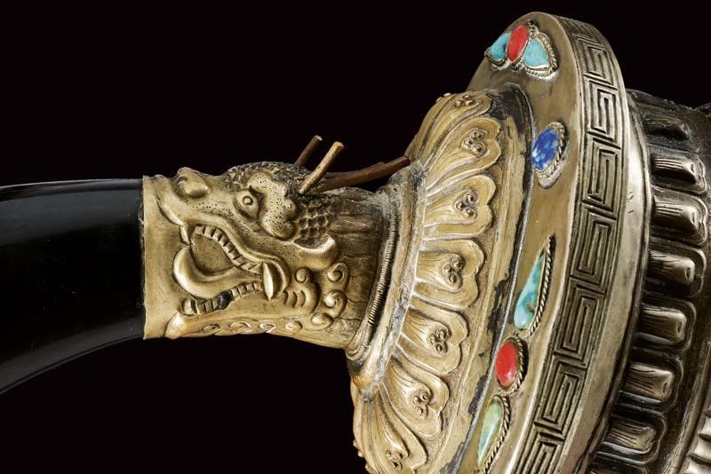 Daga Cerimoniale con Fornimenti in Argento