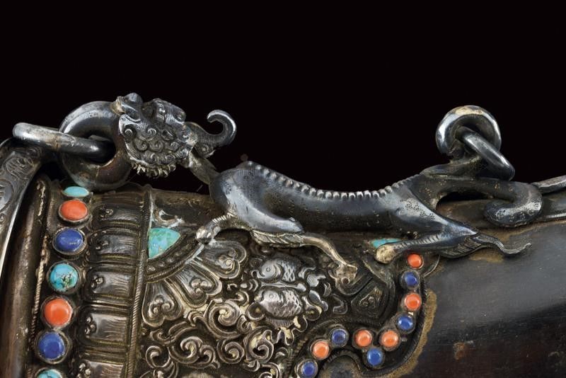 Rara Daga Cerimoniale con Fornimenti in Argento