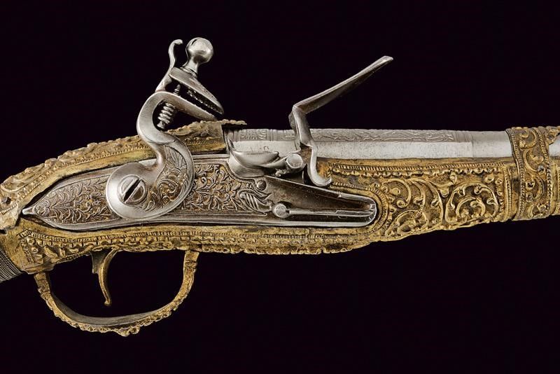 Elegante Pistola a Pietra Focaia