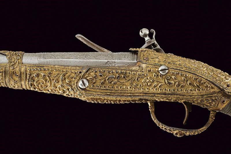 Elegante Pistola a Pietra Focaia