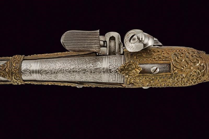 Elegante Pistola a Pietra Focaia