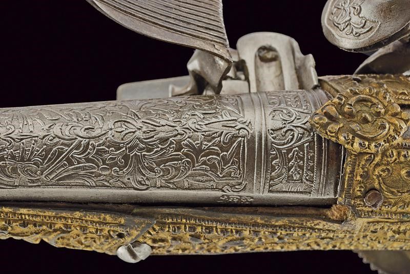 Elegante Pistola a Pietra Focaia