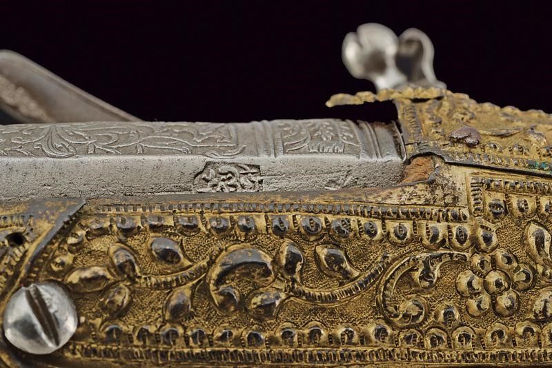 Elegante Pistola a Pietra Focaia