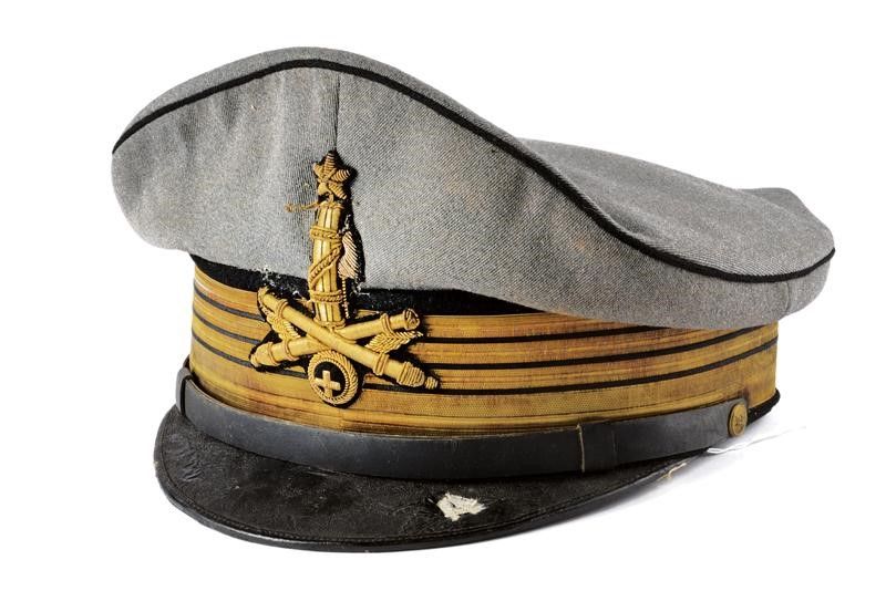 A 1938 model cap for a colonel of the D.I.C.A.T. (Anti-aircraft defence ...