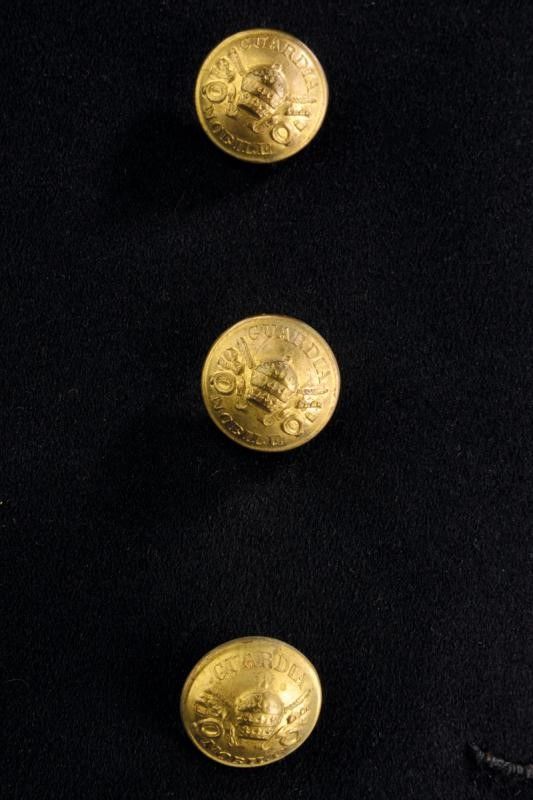 Uniforme di Servizio Dell'ultimo Comandante della Guardia Nobile, Epoca Paolo Vi