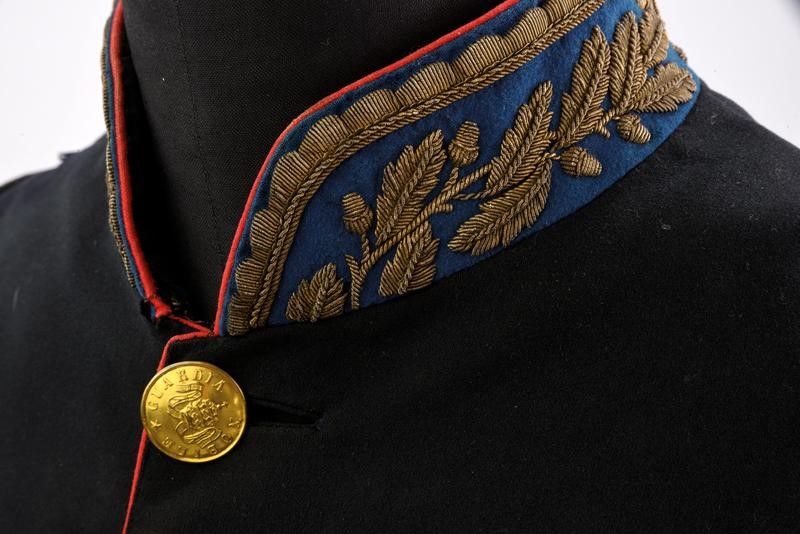 Uniforme di Servizio del Generale della Guardia Nobile Adolfo Pianciani Epoca Papa Leone XIII