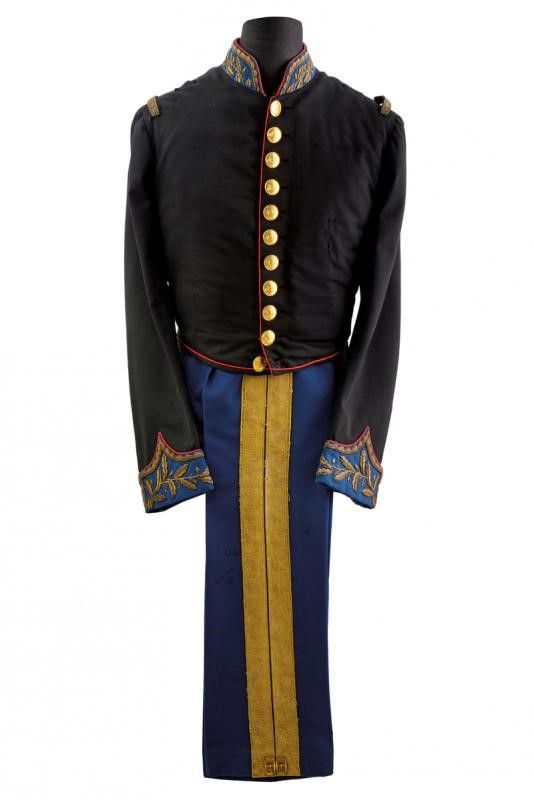 Uniforme di Servizio del Generale della Guardia Nobile Adolfo Pianciani Epoca Papa Leone XIII