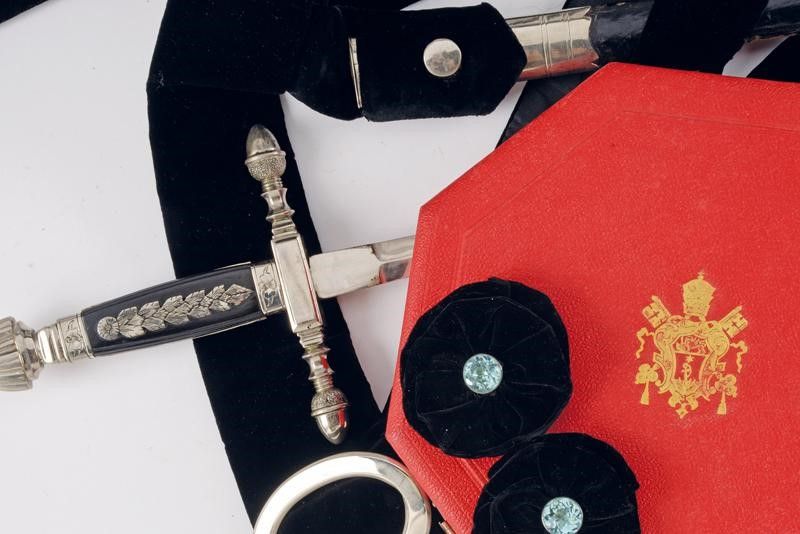Uniforme, Collare e Spada da Cameriere Segreto di Papa Pio X