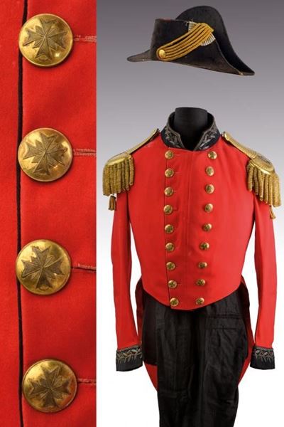 Rara Uniforme da Cavaliere Dell'ordine dello Sperone D'oro