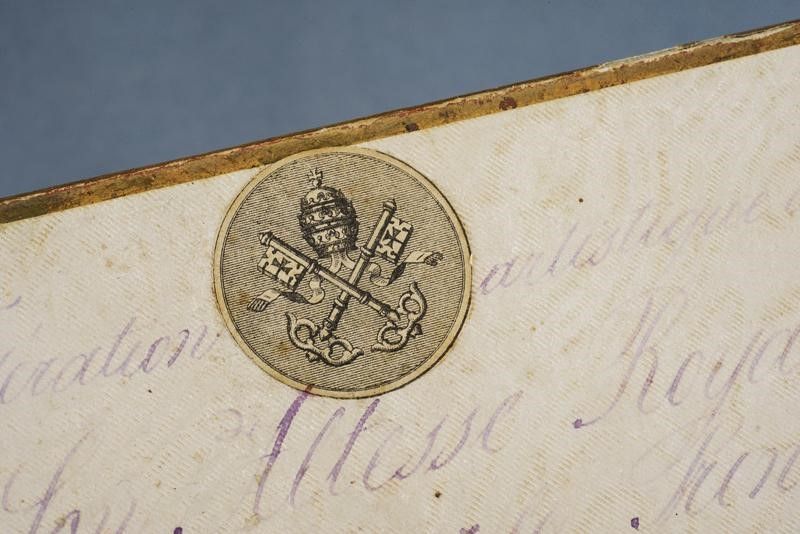 Due Medaglioni di Presentazione Effigianti il Busto e L'emblema di Pio IX