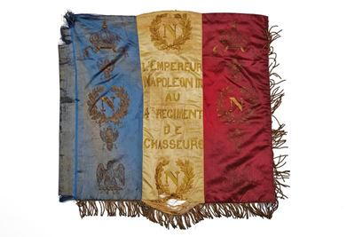 Bandiera del '4e Regiment De Chasseurs', Dono di Napoleone III al Reggimento