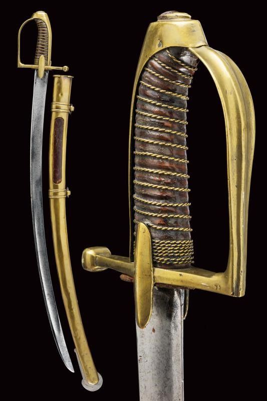 A very rare Chasseur a Cheval sabre of the imperial guard Rare