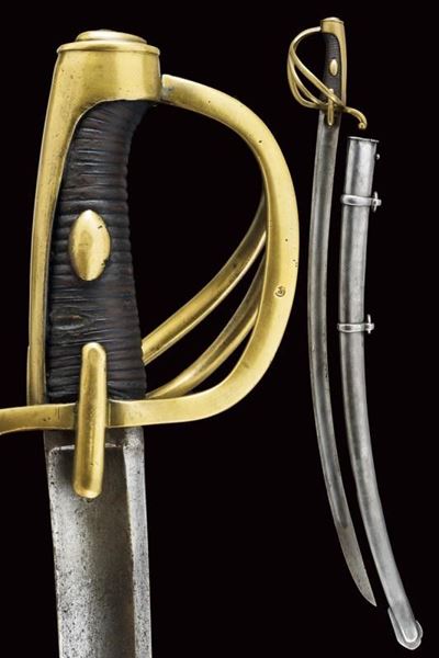 Interessante Sciabola Mod. An XI da Cavalleria Leggera Firmata Barisoni