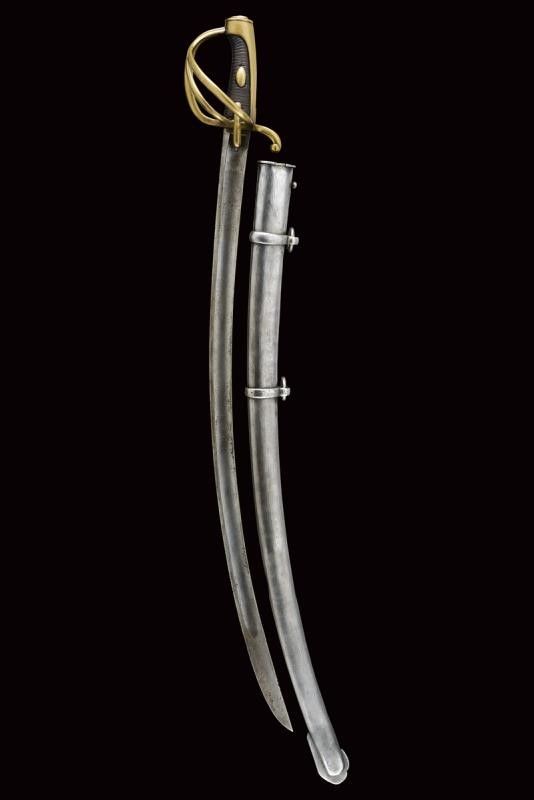 Interessante Sciabola Mod. An XI da Cavalleria Leggera Firmata Barisoni