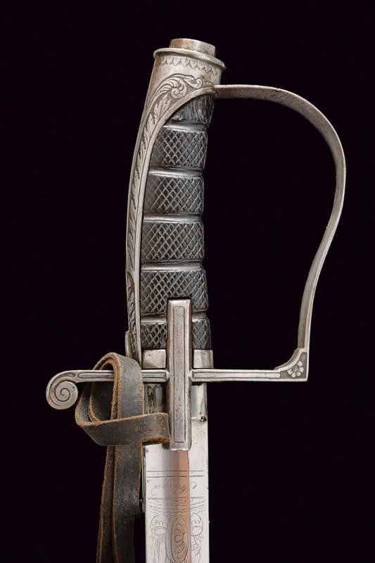 Sciabola da Ufficiale Mod. 1855 Monogrammata