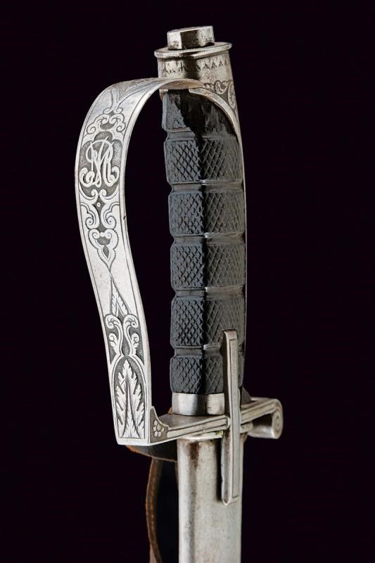Sciabola da Ufficiale Mod. 1855 Monogrammata