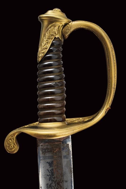 Sciabola da Ufficiale di Fanteria sul Modello 1845 Francese