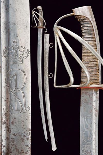 Rara Sciabola Dell'epoca di Re Stanislao II Augusto Poniatowski (1764-1794)