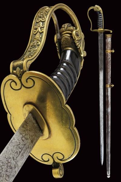 Spada da Ufficiale Subalterno della Guardia Civica Mod. 1847