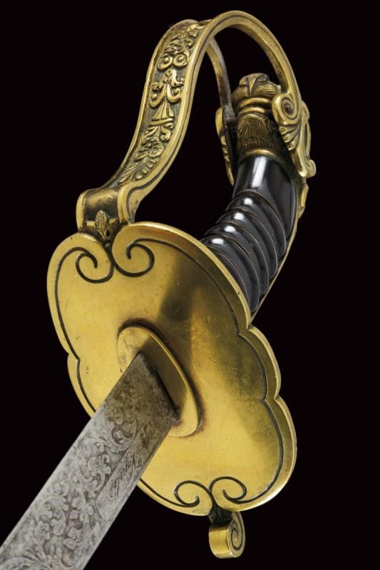 Spada da Ufficiale Subalterno della Guardia Civica Mod. 1847