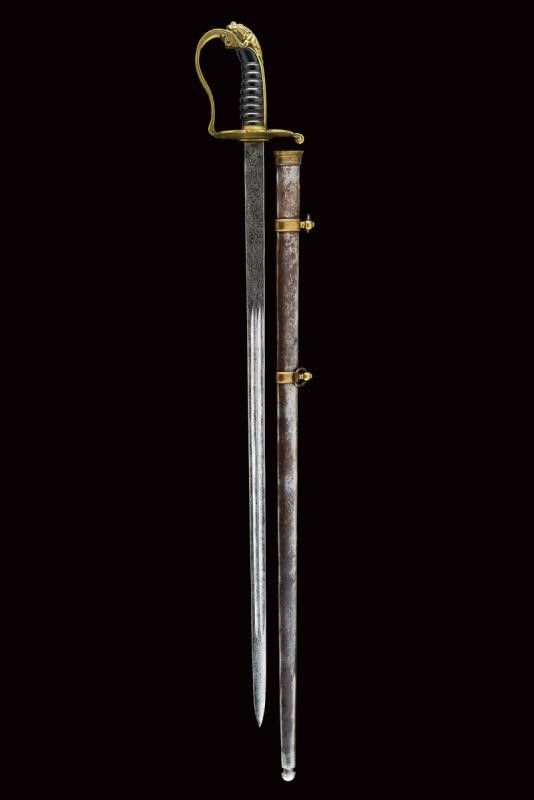 Spada da Ufficiale Subalterno della Guardia Civica Mod. 1847