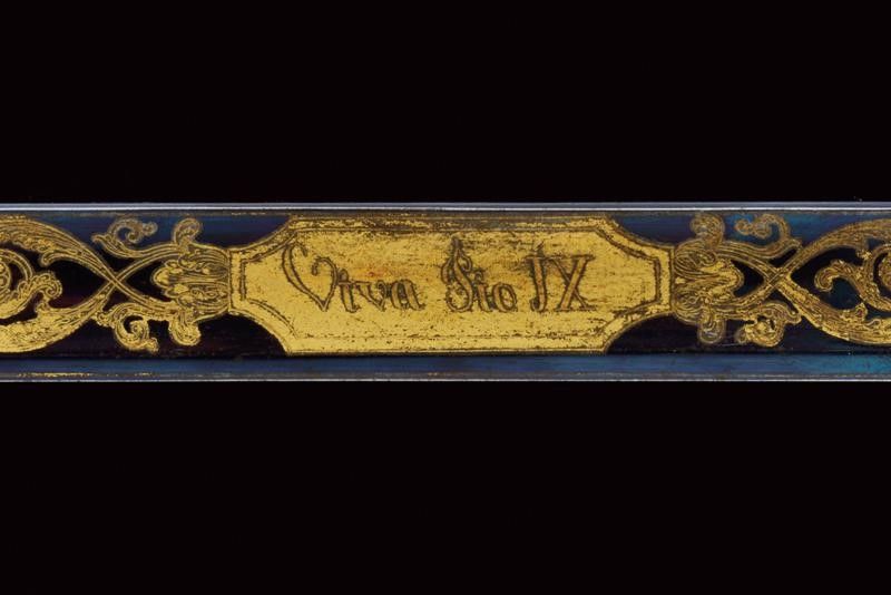 Spada da Ufficiale della Guardia Civica Mod. 1847 con Bellissima Lama