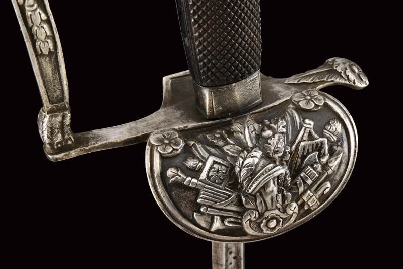 Bello Spadino con Fornimenti in Argento