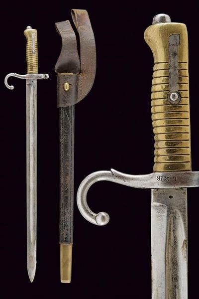 Rara Baionetta Vetterli Mod. 1870 Primo Tipo