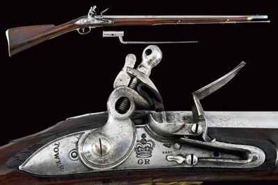 Fucile Brown Bess a Pietra Focaia con Baionetta