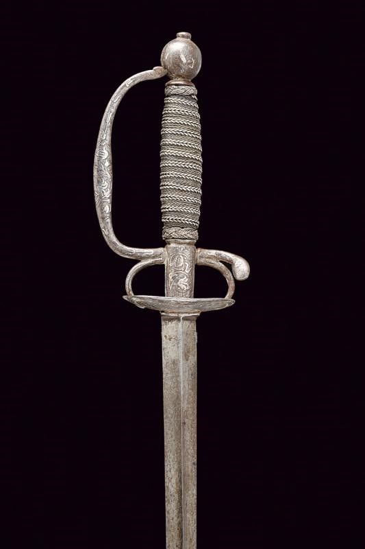 Spadino Decorato in Argento