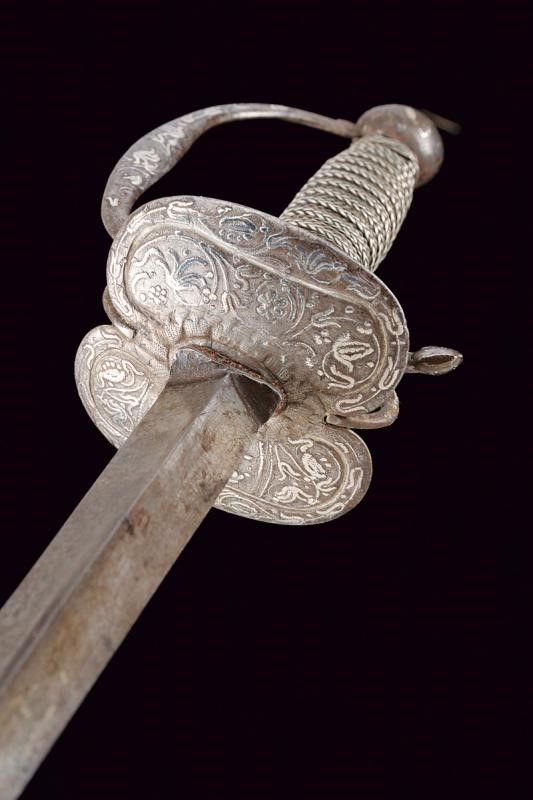 Spadino Decorato in Argento
