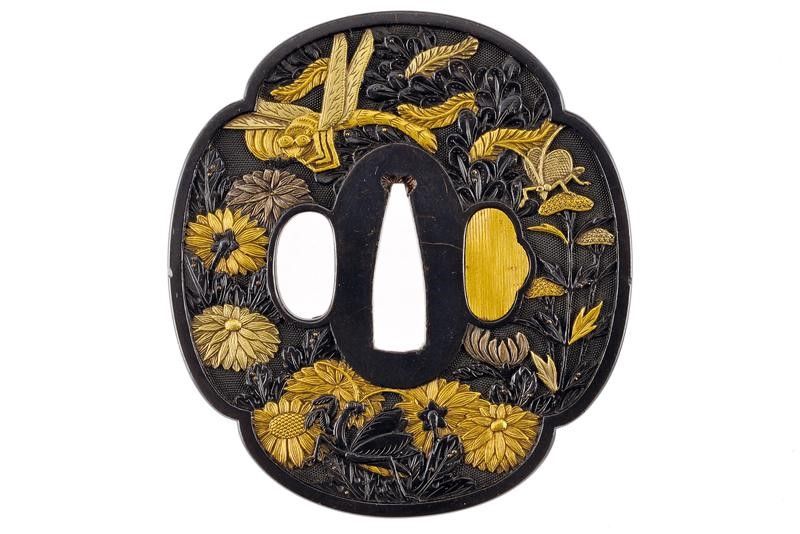Paio di Tsuba da Daisho di Scuola Mino