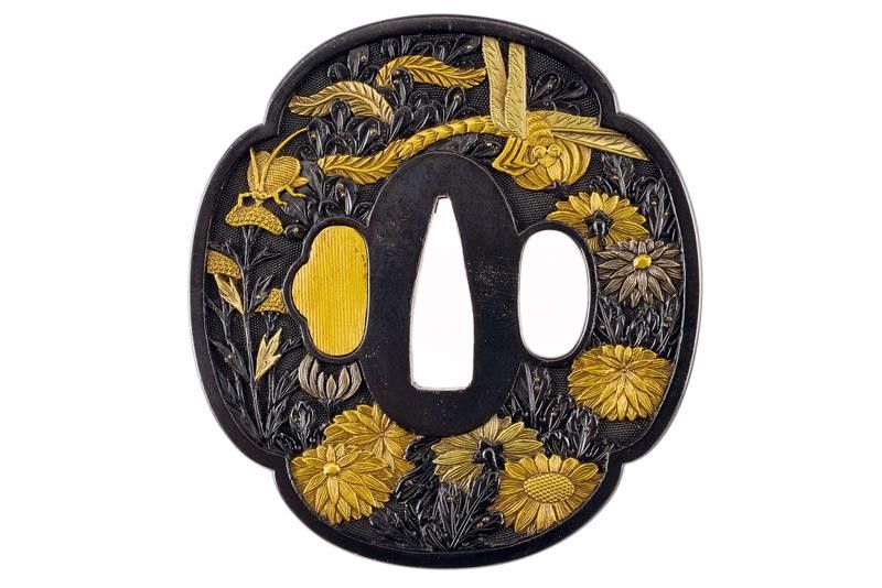 Paio di Tsuba da Daisho di Scuola Mino