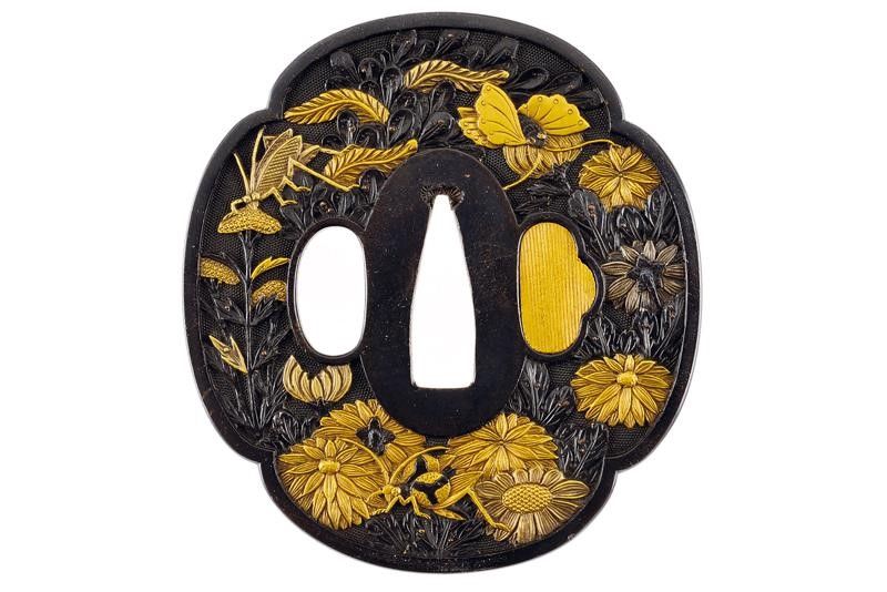 Paio di Tsuba da Daisho di Scuola Mino