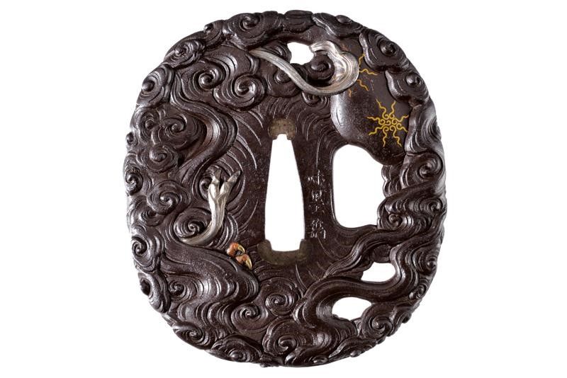 Bellissima Tsuba Firmata Miboku Jokkei (masayuki)