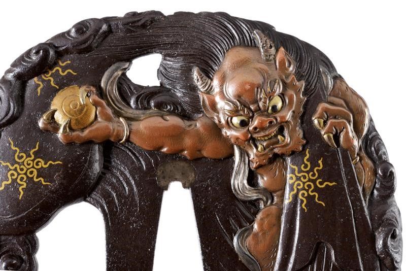 Bellissima Tsuba Firmata Miboku Jokkei (masayuki)