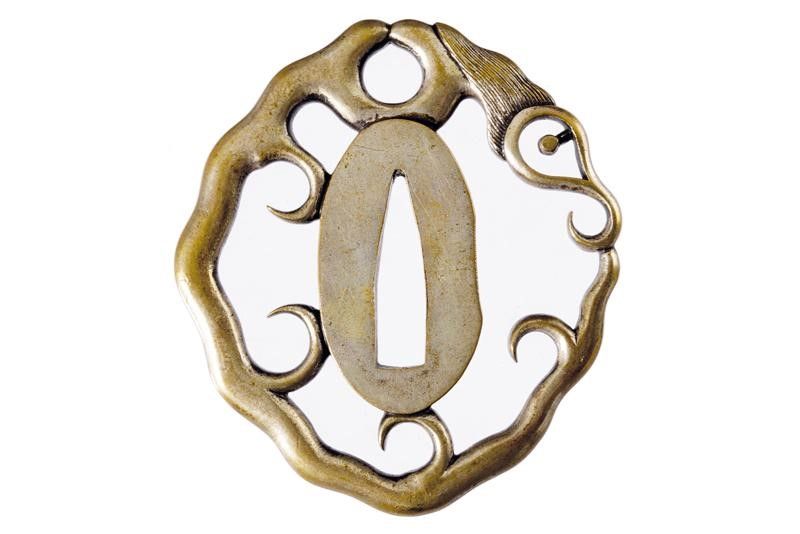 Tsuba Firmata Kofu Ju Toshimasa