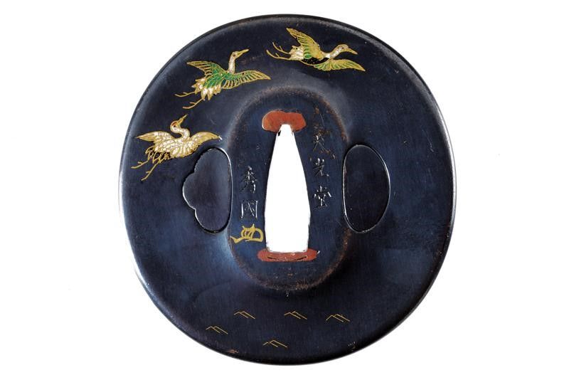 Tsuba Firmata Tenkodo Hidekuni