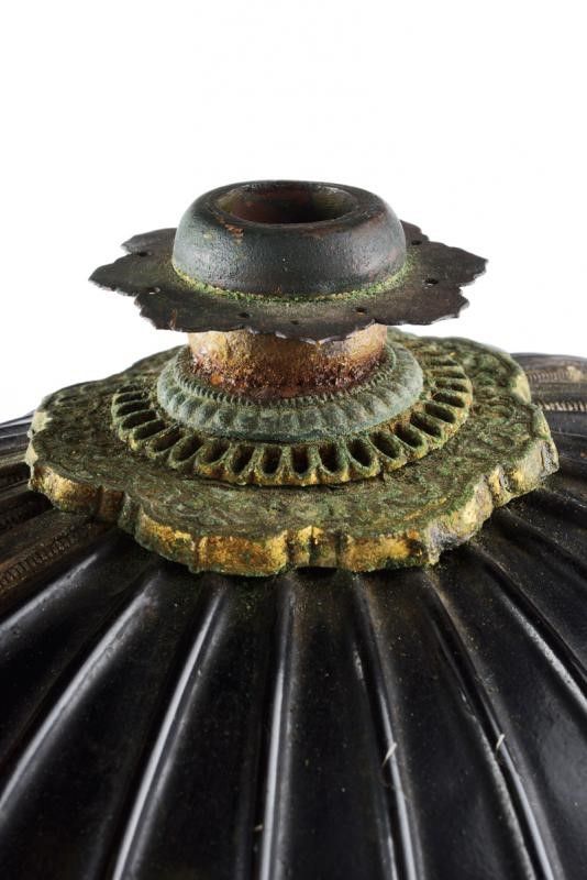 Suji Kabuto in Ferro con Certificato Nihon Bugu-kacchu Hozon-kennkyu-kai