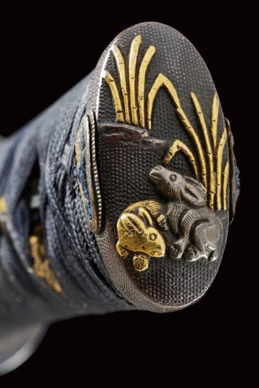 Bel Wakizashi con Shirasaya e Koshirae